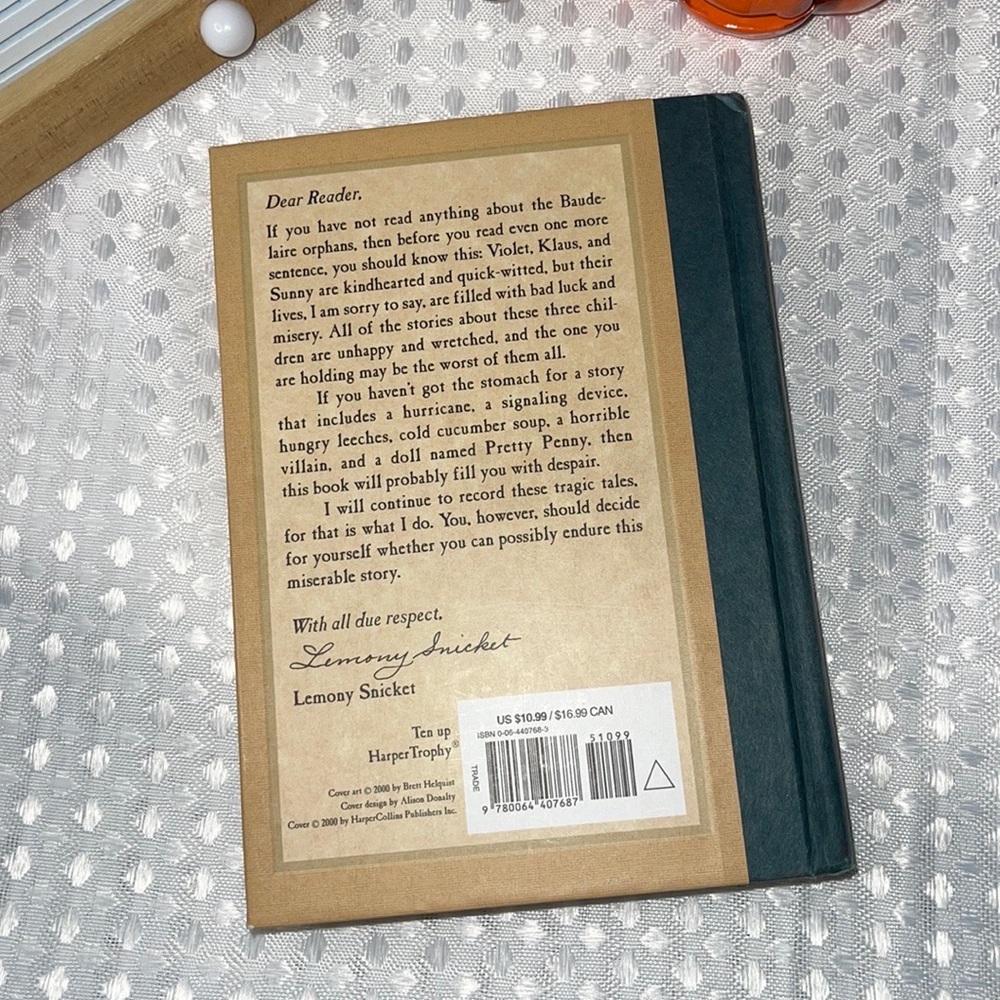 The Wide Window; A Series of Unfortunate - 0064407683, Lemony Snicket, hardcover - Picture 4 of 4